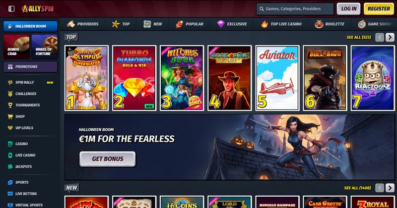 Explore the Ultimate Gaming Experience with Allyspin Casino Online Today